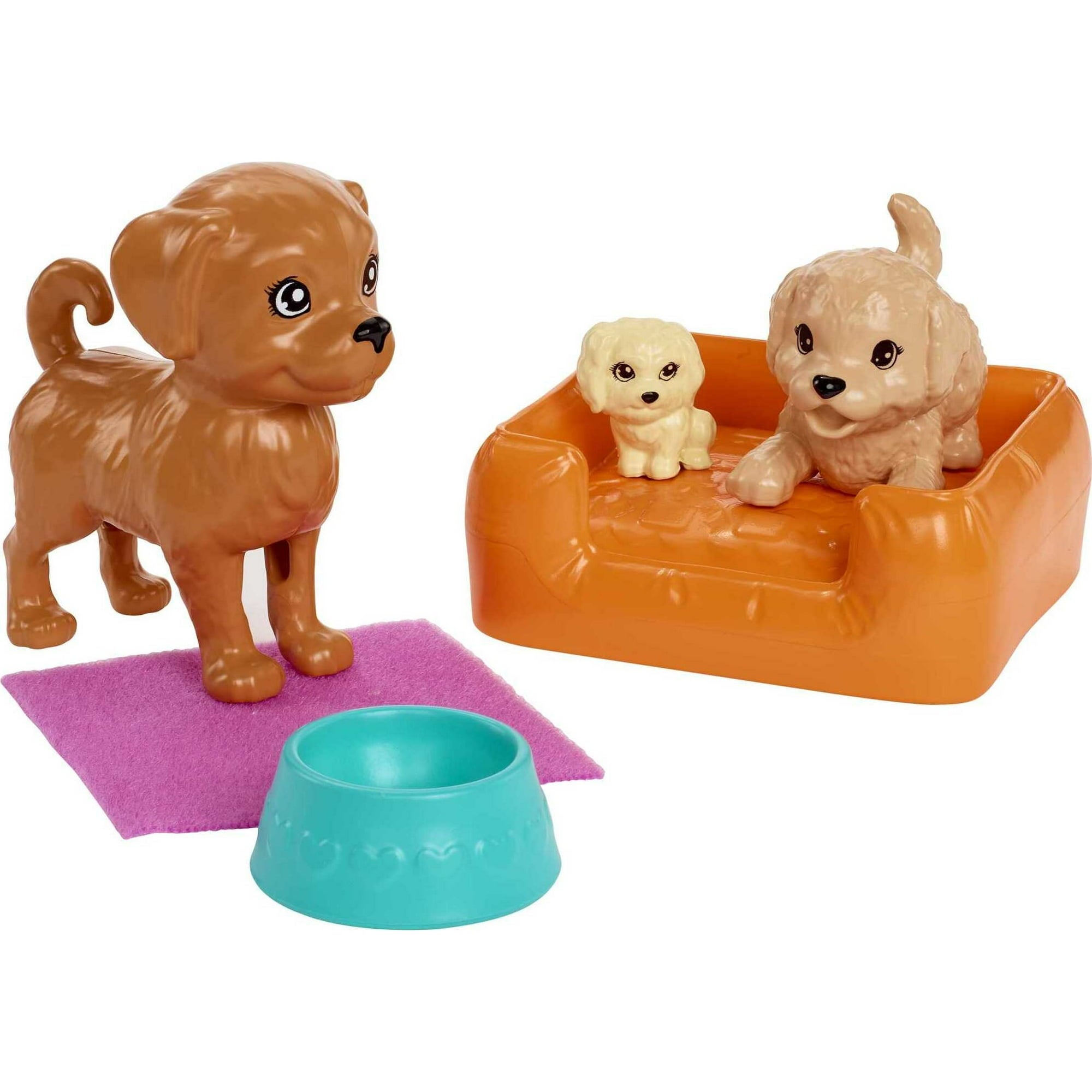 Barbie It Takes Two Dolls & Accessories with Brother & Sister Dolls, 3 Pet Puppies & 10+ Accessories
