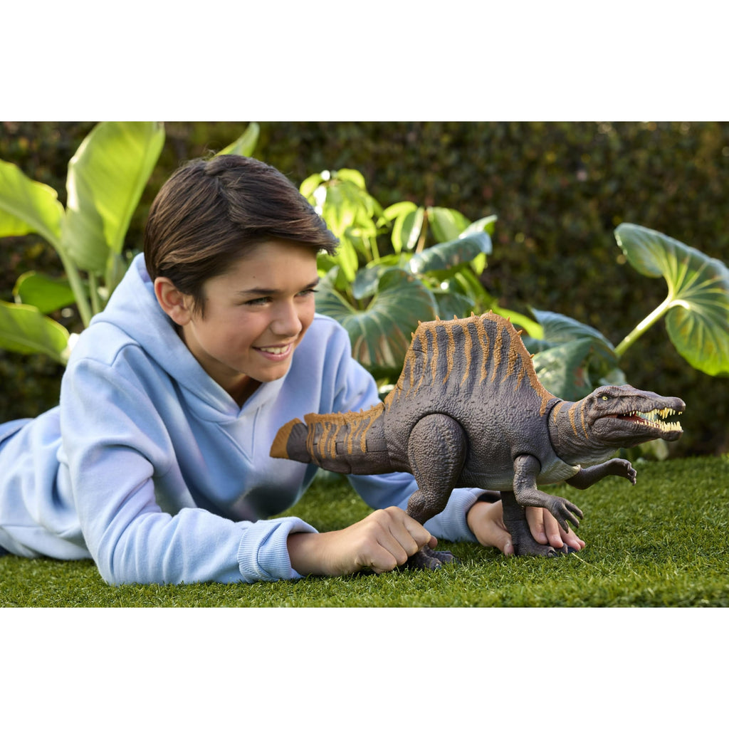 Jurassic World Rebirth Tail Thrasher Spinosaurus Action Figure