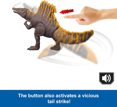 Jurassic World Rebirth Tail Thrasher Spinosaurus Action Figure