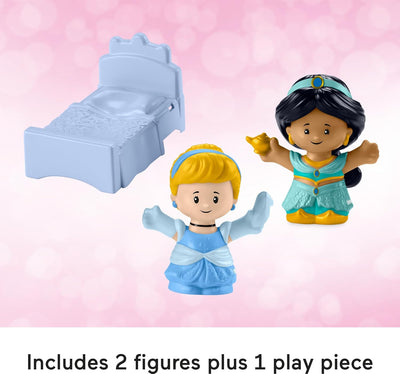 Disney Princess Magical Lights & Dancing Castle Little People Toddler Playset, 2 Figures
