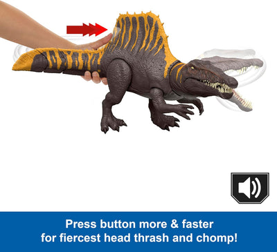 Jurassic World Rebirth Tail Thrasher Spinosaurus Action Figure