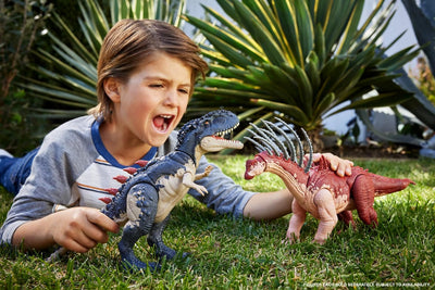 Jurassic World Gigantic Trackers Bajadasaurus Dinosaur Action Figure Toy, Large Species