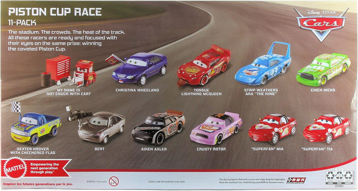 Disney / Pixar Cars Cars 3 Piston Cup Race Diecast Car 11-Pack