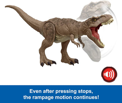 Jurassic World Chaos Theory All-Out Attack Tyrannosaurus Rex Dinosaur Action Figure Toy