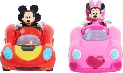 Disney Junior Mickey Mouse Funhouse Transforming Vehicle, Minnie Mouse, Pink Toy Car, Preschool, Officially Licensed Kids Toys for Ages 3 Up, Gifts and Presents