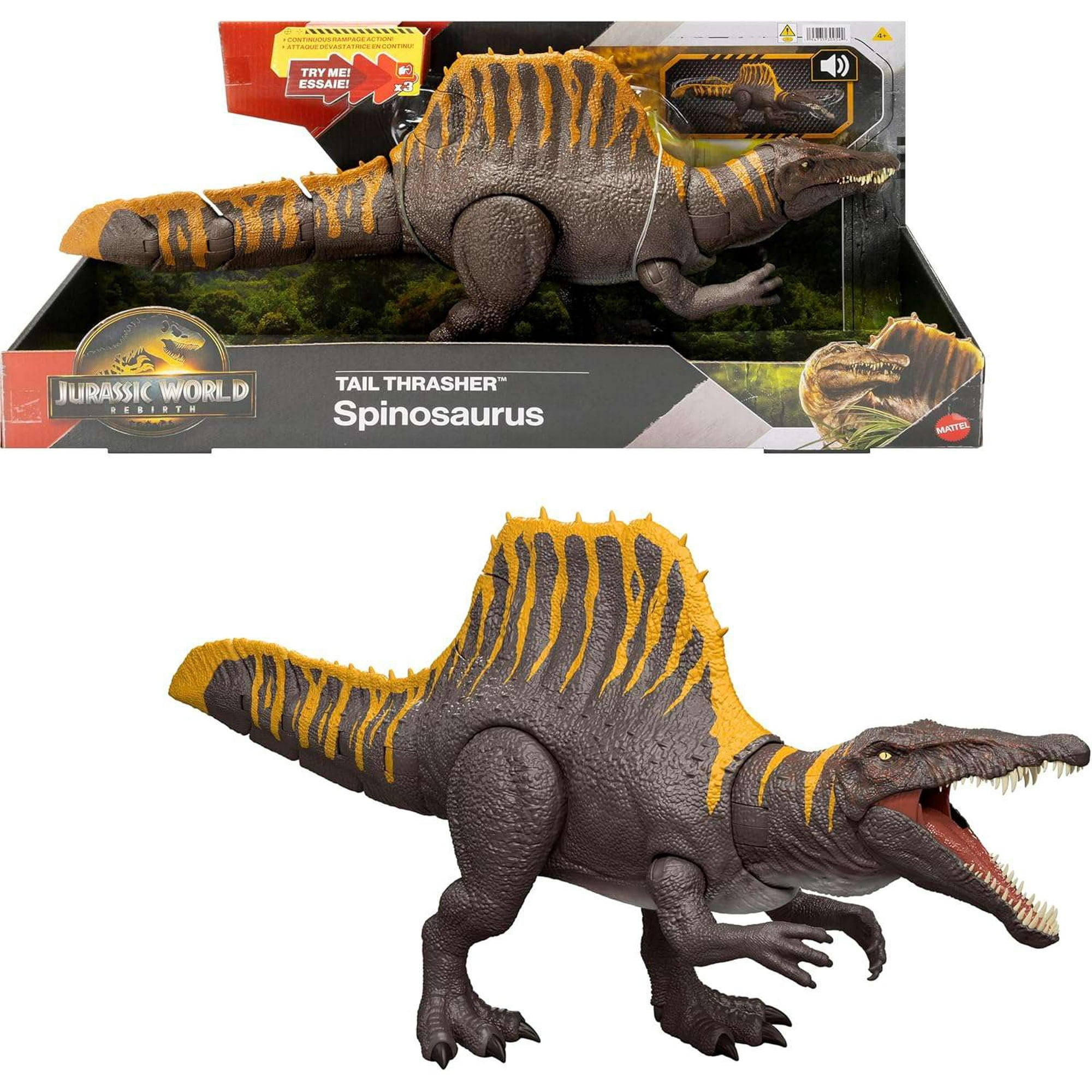Jurassic World Rebirth Tail Thrasher Spinosaurus Action Figure