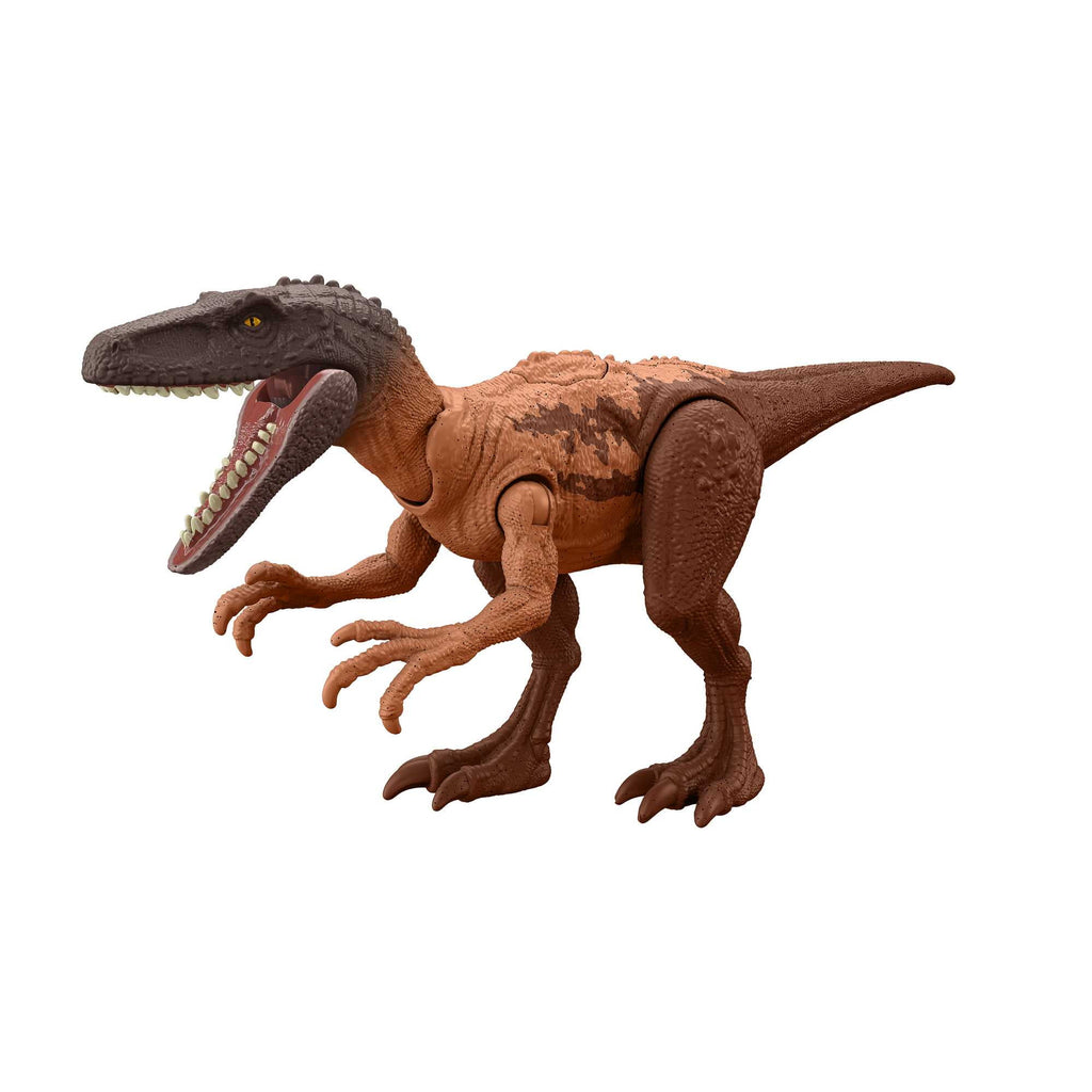 Jurassic World Strike Attack Herrerasaurus Dinosaur Action Figure, Collectible Toy