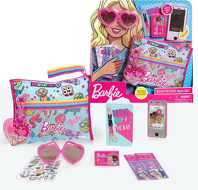 Barbie Electronic 10-Piece Purse Set,  Kids Toys for Ages 3 Up, Gifts and Presents