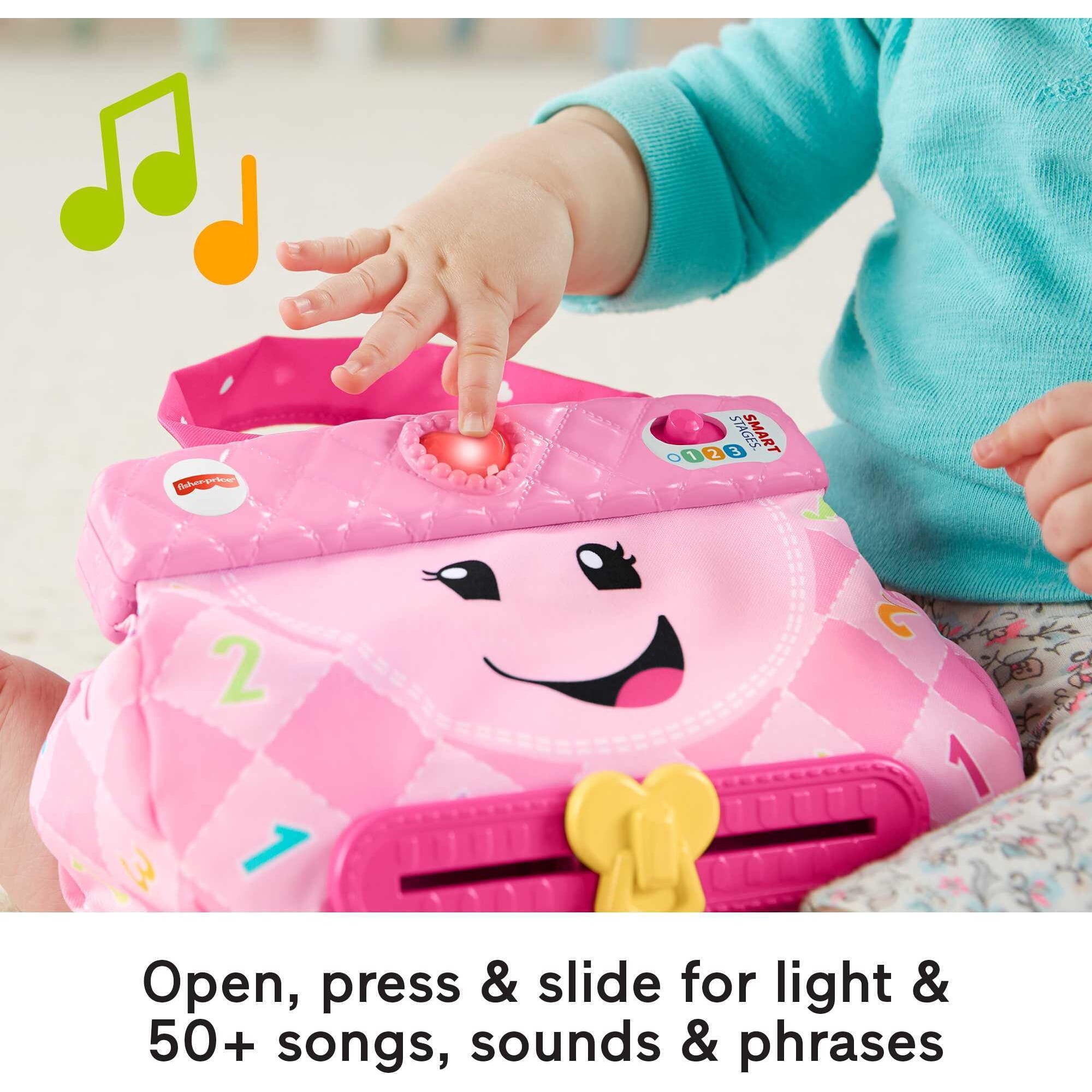 Fisher-Price Laugh & Learn My Smart Purse Infant & Toddler Learning Toy with 5 Accessories