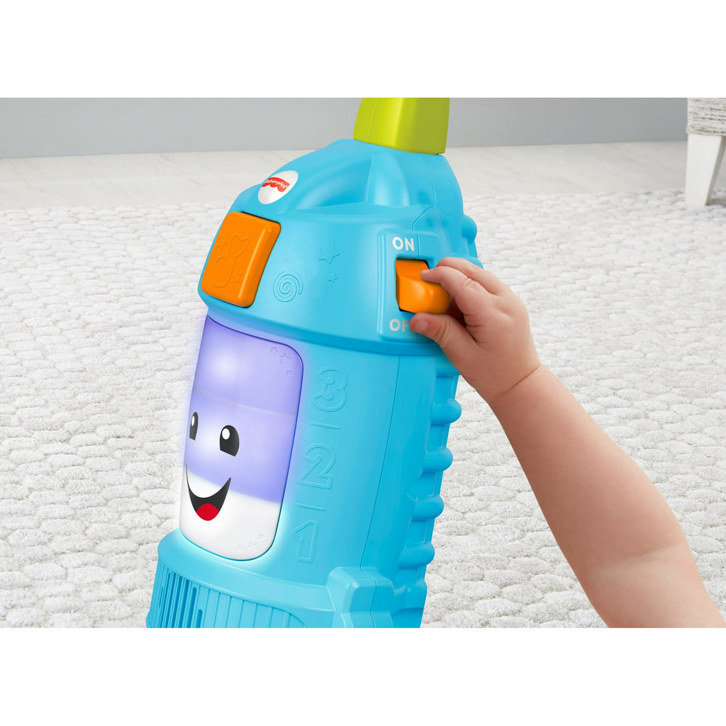 Fisher-Price Laugh & Learn Light-Up Learning Vacuum Electronic Toddler Plastic Push Toy